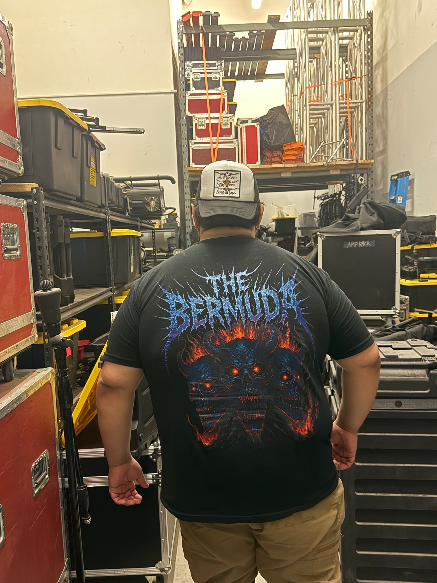 3 Headed Skull T-Shirt